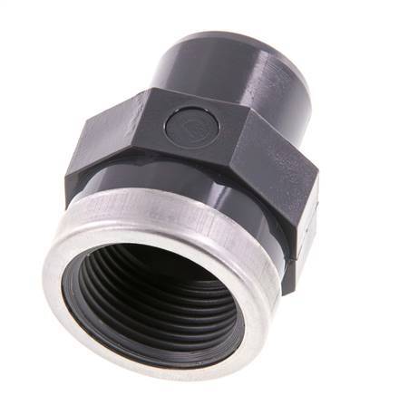 PVC Fitting Male Socket 25mm x Female Rp 3/4'' [2 Pieces]