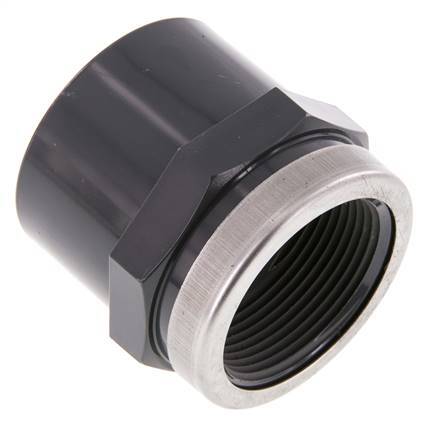 PVC Fitting Female Socket 50mm x Female Rp 1-1/2''
