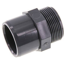 PVC Fitting Female Socket 40x50mm x Male G 1-1/2'' [2 Pieces]