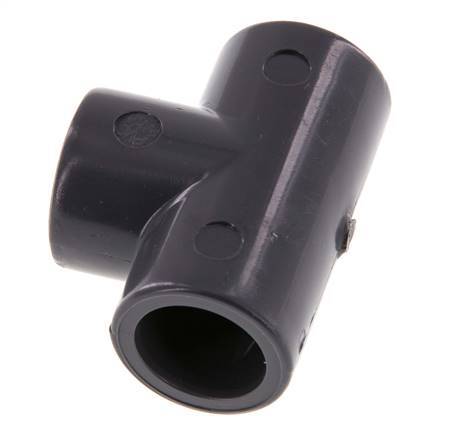 PVC Tee Fitting Socket 16x23mm [5 Pieces]