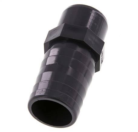 PVC Fitting Socket 40mm with Hose Barb 40mm [2 Pieces]