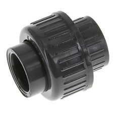 PVC Union Fitting Female Socket 20mm x Female Rp 1/2'' FKM
