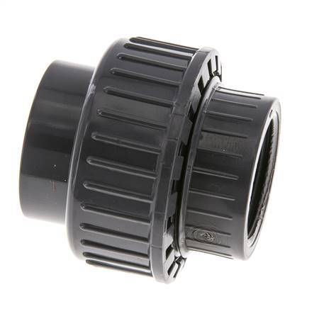 PVC Union Fitting Female Socket 32mm x Female Rp 1'' EPDM