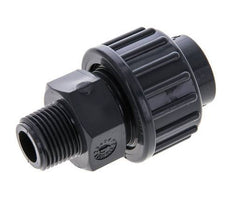 PVC Union Fitting Female Socket 16mm x Male R 3/8'' FKM
