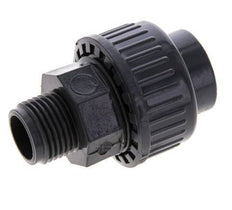 PVC Union Fitting Female Socket 20mm x Male R 1/2'' FKM