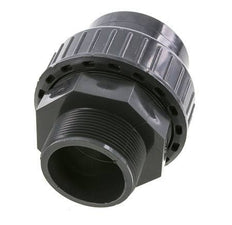 PVC Union Fitting Female Socket 63mm x Male R 2'' EPDM