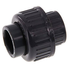 PVC Union Fitting Socket 20x43mm EPDM [2 Pieces]
