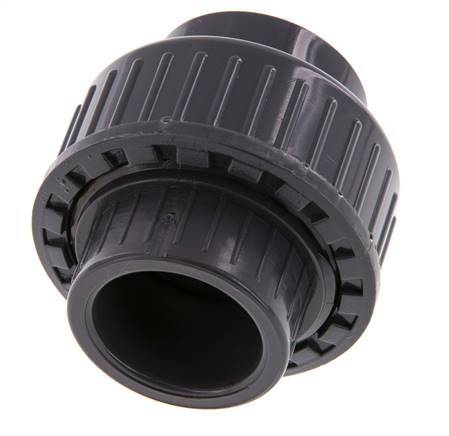 PVC Union Fitting Socket 25x54mm EPDM [2 Pieces]