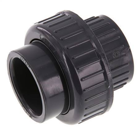 PVC Union Fitting Socket 40x75mm EPDM