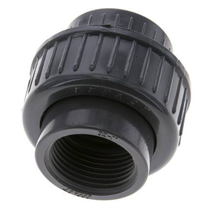 PVC Union Fitting Female Rp 1'' EPDM