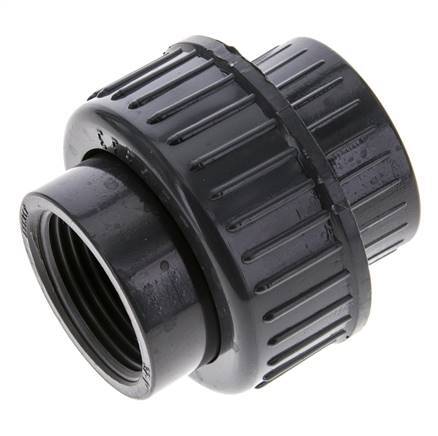 PVC Union Fitting Female Rp 1'' FKM