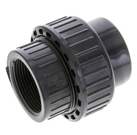 PVC Union Fitting Female Rp 1-1/2'' EPDM