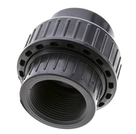 PVC Union Fitting Female Rp 1-1/2'' EPDM