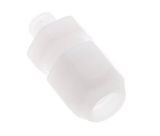 4x6mm & G1/4'' PP Straight Hose Fitting with Male Threads 10bar/145psi [2 Pieces]