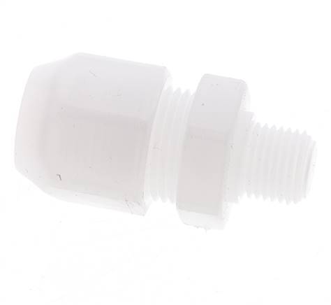 9x12mm & G1/2'' PP Straight Hose Fitting with Male Threads 10bar/145psi