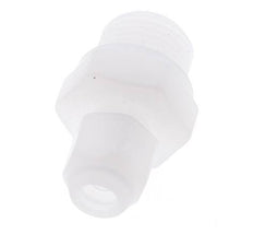 10x12mm & G1/4'' PVDF Straight Hose Fitting with Male Threads 10bar/145psi