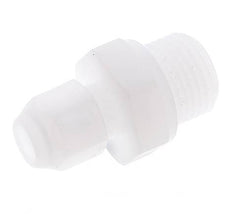 8x10mm & G3/8'' PVDF Straight Hose Fitting with Male Threads 10bar/145psi