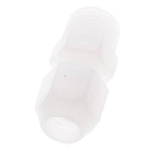 8x10mm & R3/8'' PP Elbow Hose Fitting with Male Threads 10bar/145psi [2 Pieces]