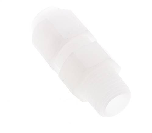 4x6mm & R1/8'' PP Elbow Hose Fitting with Male Threads 10bar/145psi [2 Pieces]