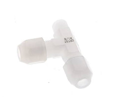 4x6mm & R1/8'' PVDF Right Angle Tee Hose Fitting with Male Threads 10bar/145psi