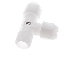 4x6mm PVDF Elbow Hose Fitting 10bar/145psi