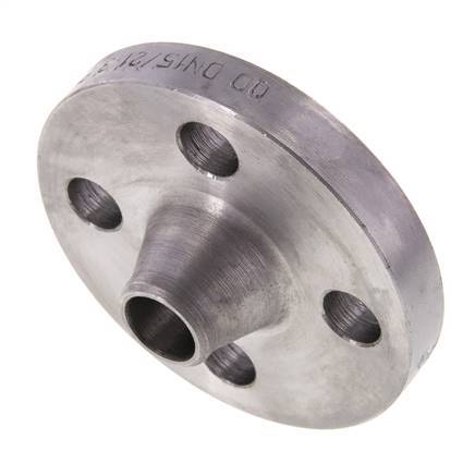 Welding Neck Flange DN15-PN40 21.3mm Black Steel DIN 2635 And EN 1092-1 (Type 11)