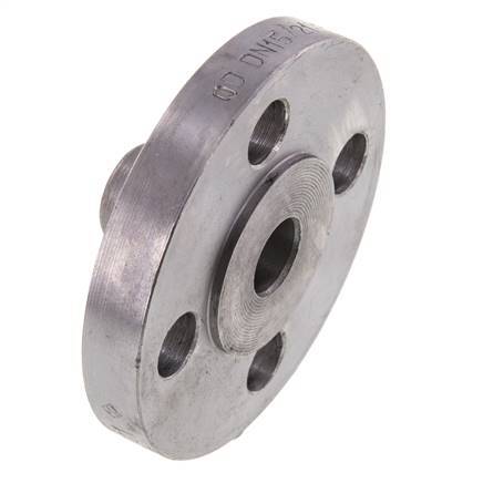 Welding Neck Flange DN15-PN40 21.3mm Black Steel DIN 2635 And EN 1092-1 (Type 11)