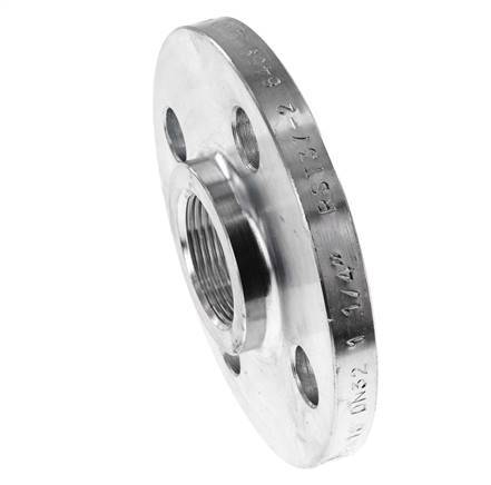 Threaded Flange DN80-PN16 Rp 3'' Zinc-Plated Steel DIN 2566 And EN 1092-1 (Type 13)