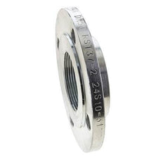 Threaded Flange DN50-PN6 Rp 2'' Zinc-Plated Steel DIN 2565 And EN 1092-1 (Type 13)