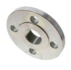Threaded Flange DN32-PN40 Rp 1-1/4'' Zinc-Plated Steel DIN 2567 And EN 1092-1 (Type 13)