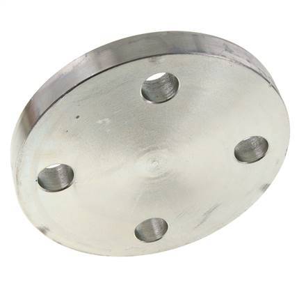 Blind Flange DN80-PN16 Zinc-Plated Steel DIN 2527 And EN 1092-1 (Type 05)