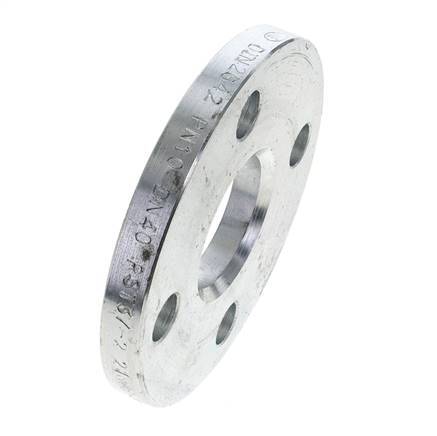 Loose Flange DN40-PN10 Galvanized Steel Solid Material DIN 2642
