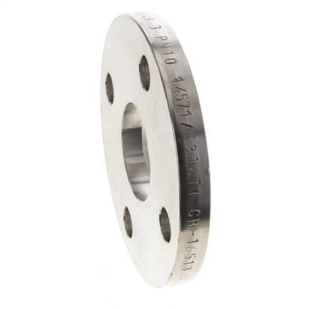 Loose Flange DN40-PN10 Stainless Steel 1.4571 DIN 2642 Full Material