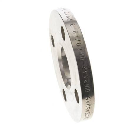 Loose Flange DN40-PN10 Stainless Steel 1.4571 DIN 2642 Full Material
