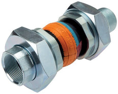 Threaded Rubber Expansion Joint DN32 R 1-1/4'' (Male)-G 1-1/4'' (Female) NBR