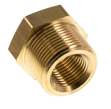 M24x1.5 Male x M16x1.5 Female Brass Reducing Nipple 16bar (232psi)