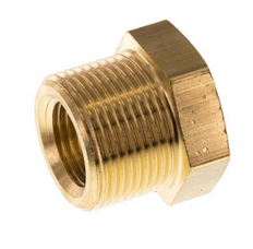 M24x1.5 Male x M16x1.5 Female Brass Reducing Nipple 16bar (232psi)