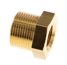 M24x1.5 Male x M16x1.5 Female Brass Reducing Nipple 16bar (232psi)