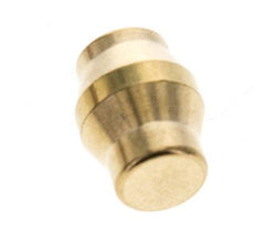 6mm Brass Closing Plug for Compression Ring Fittings 150 Bar DIN EN 1254-2 [5 Pieces]