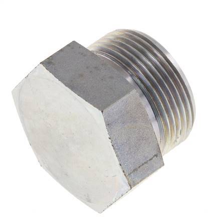 25S Zinc plated Steel Closing Plug for Tubes 400 Bar DIN 2353