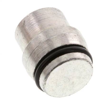 15L Zinc plated Steel Closing Plug for Cutting Ring Fittings 315 Bar DIN 2353 [5 Pieces]