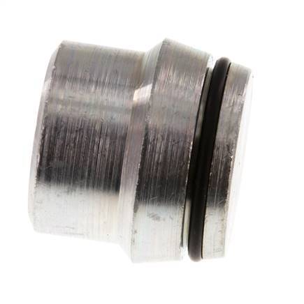 30S Zinc plated Steel Closing Plug for Cutting Ring Fittings 400 Bar DIN 2353