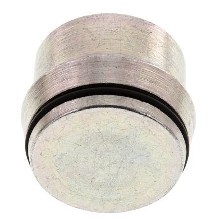 38S Zinc plated Steel Closing Plug for Cutting Ring Fittings 315 Bar DIN 2353