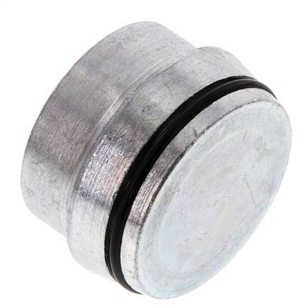 42L Zinc plated Steel Closing Plug for Cutting Ring Fittings 160 Bar DIN 2353