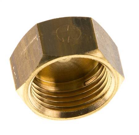 G 3/8'' Brass End cap 16 Bar [5 Pieces]
