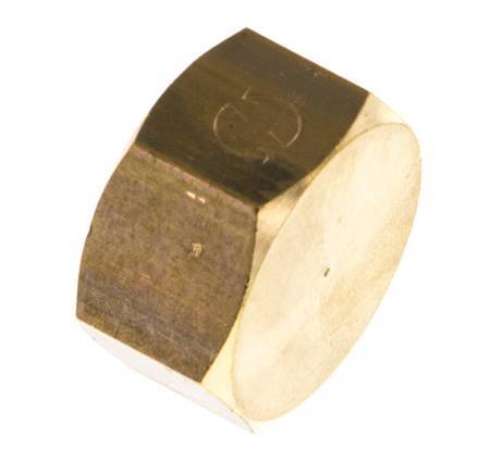 G 3/8'' Brass End cap 16 Bar [5 Pieces]