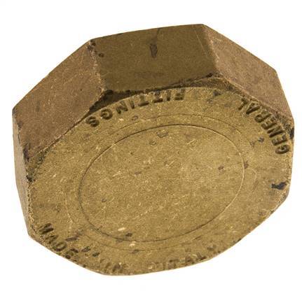 G 2 1/2'' Brass End cap 16 Bar