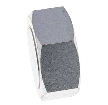 UN 2''-12 Zinc plated Steel End cap ORFS 250 Bar