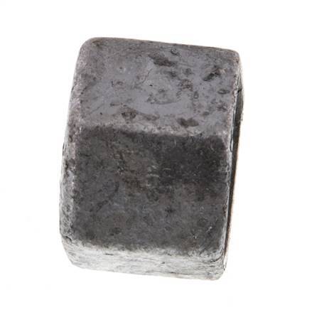 Rp 1/2'' Zinc plated Cast iron End cap 25 Bar [5 Pieces]