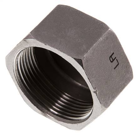 Rp 1 1/2'' Stainless steel End cap 16 Bar